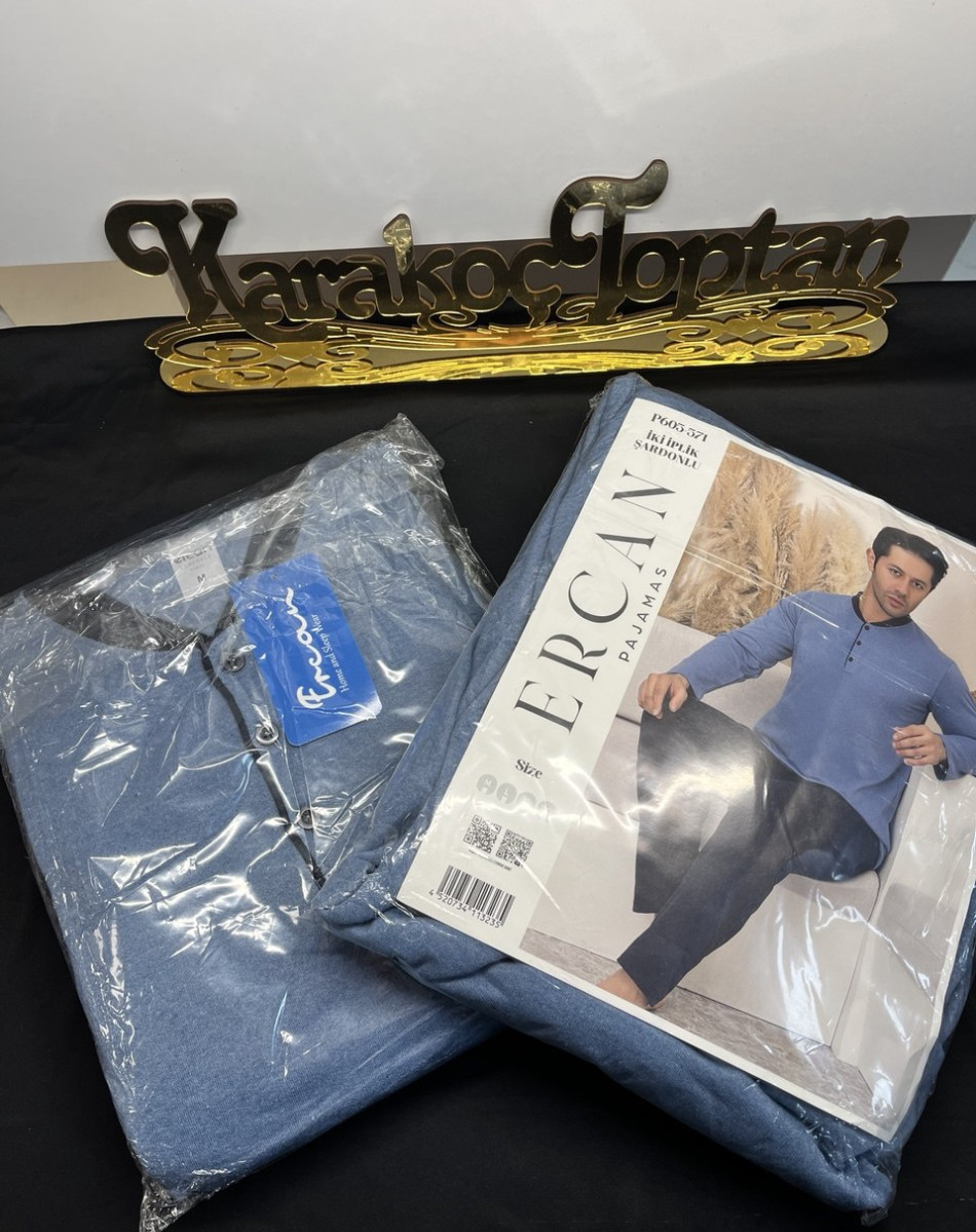 301 İKİ İPLİK UZUN KOL ERKEK PİJAMA TAKIM