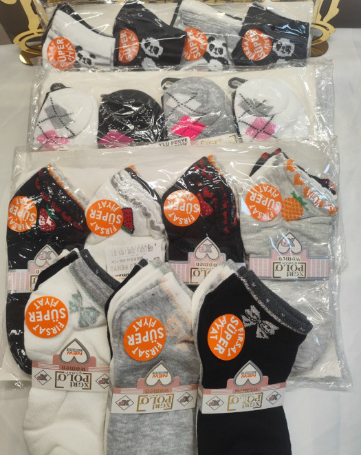 B-7 DESENLİ KADIN PATİK