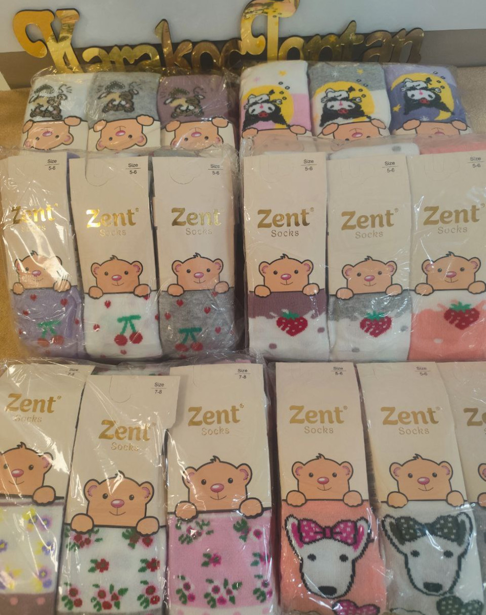 DESENLİ PENYE KIZ ÇOCUK KÜLOTLU ÇORAP