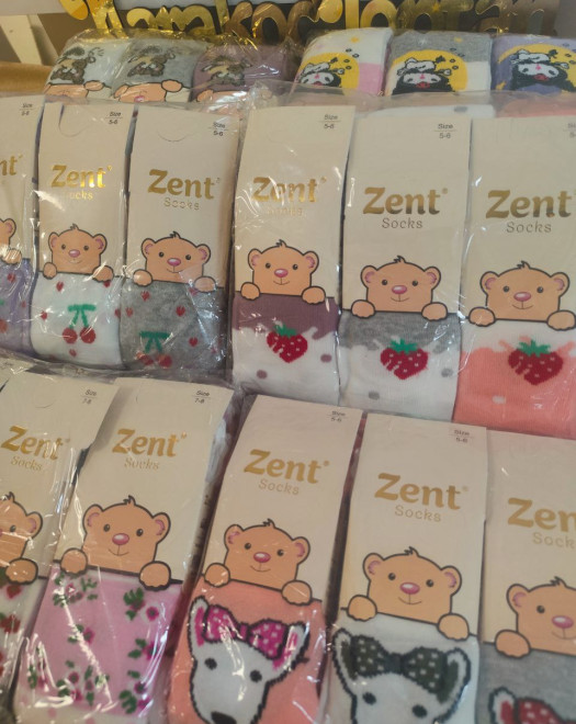 DESENLİ PENYE KIZ ÇOCUK KÜLOTLU ÇORAP