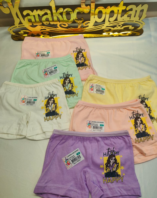 ÇOCUK KIZ BASKILI BOXER