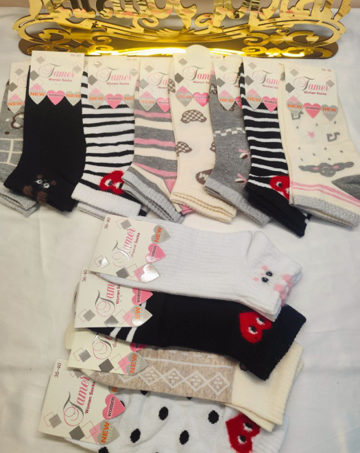 PENYE BAYAN DESENLİ PATİK