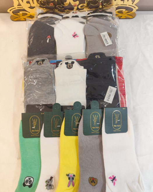 PARFÜMLÜ EMOJİLİ BAYAN PATİK