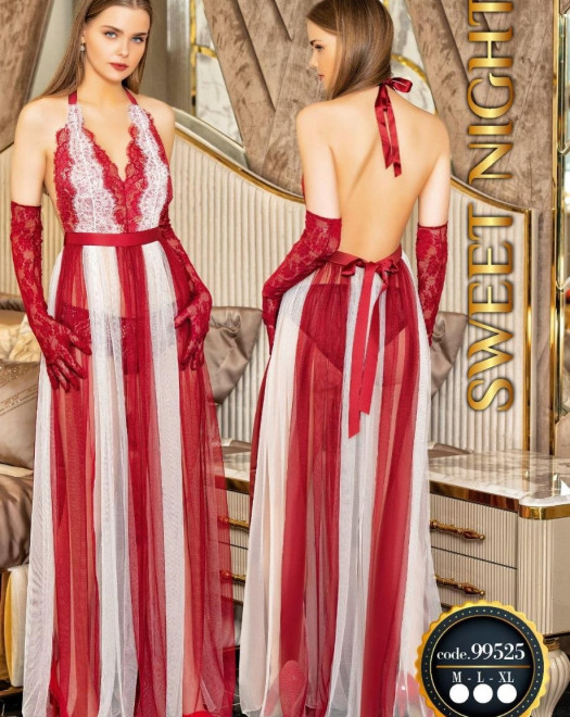 99525 UZUN TÜL GECELİK