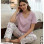 40113 RING VİSKON KISA KOL BAYAN PİJAMA TAKIM