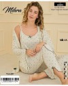 50205 MİHRA MİLAN 3'LÜ BYN DESENLİ TKM