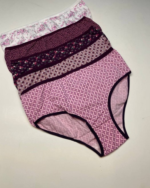 5 Lİ KADIN DESENLİ KUTULU KÜLOT