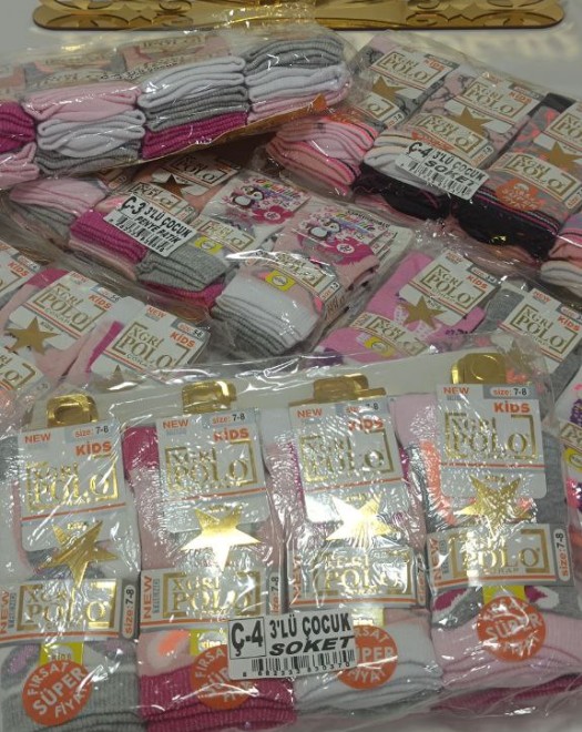 Ç-4 KIZ ÇOCUK SOKET ÇORAP +