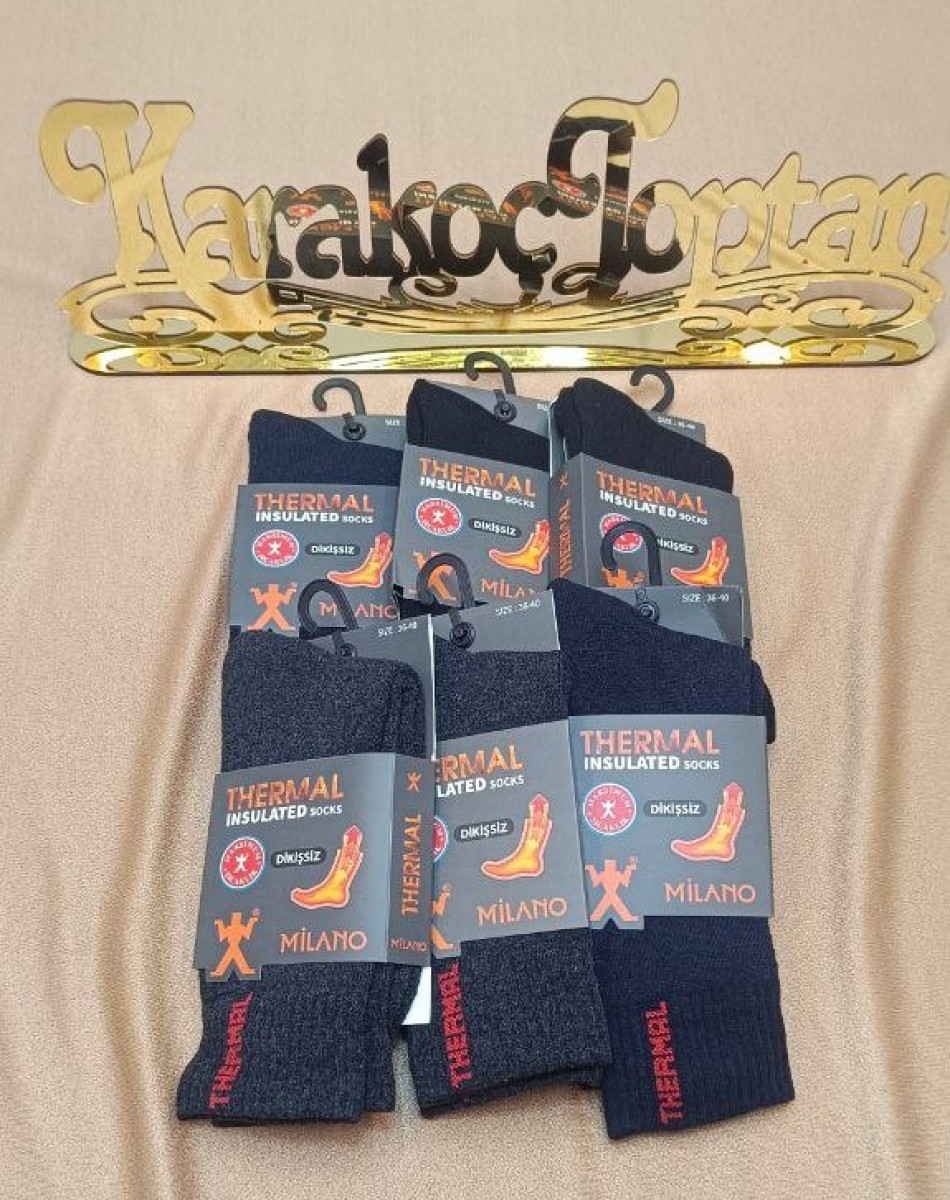 THERMAL DİKİŞSİZ HAVLU ÇORAP