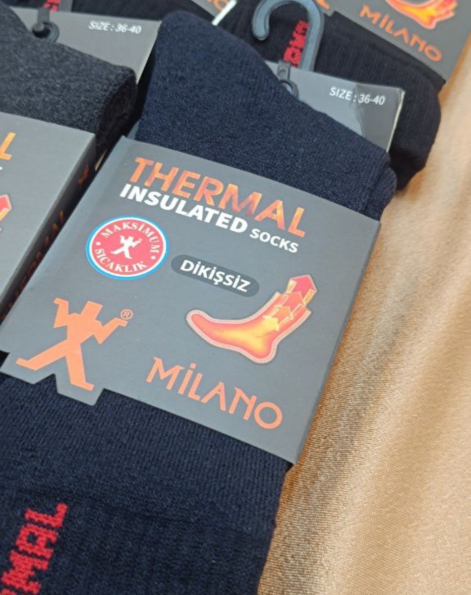 THERMAL DİKİŞSİZ HAVLU ÇORAP