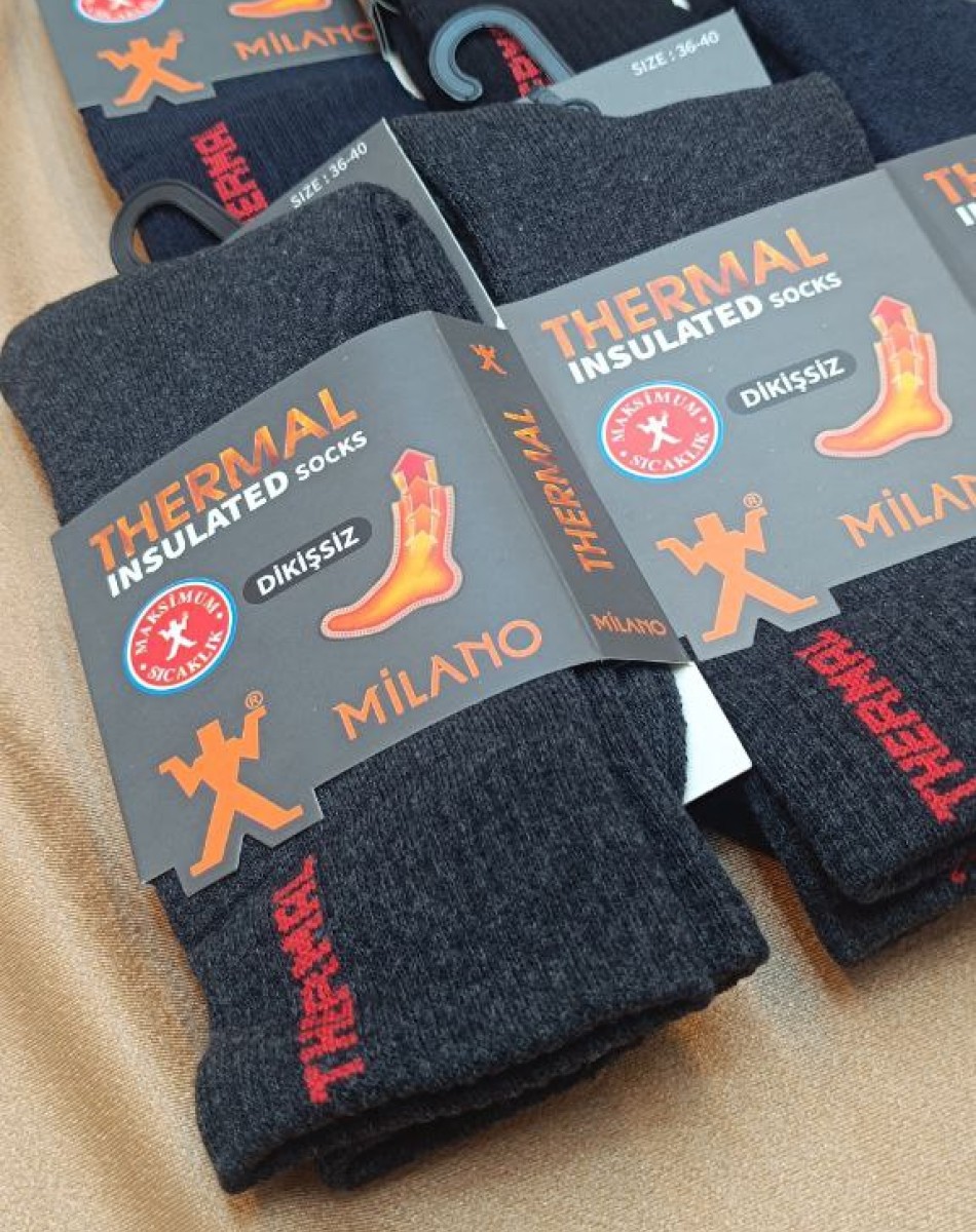 THERMAL DİKİŞSİZ HAVLU ÇORAP