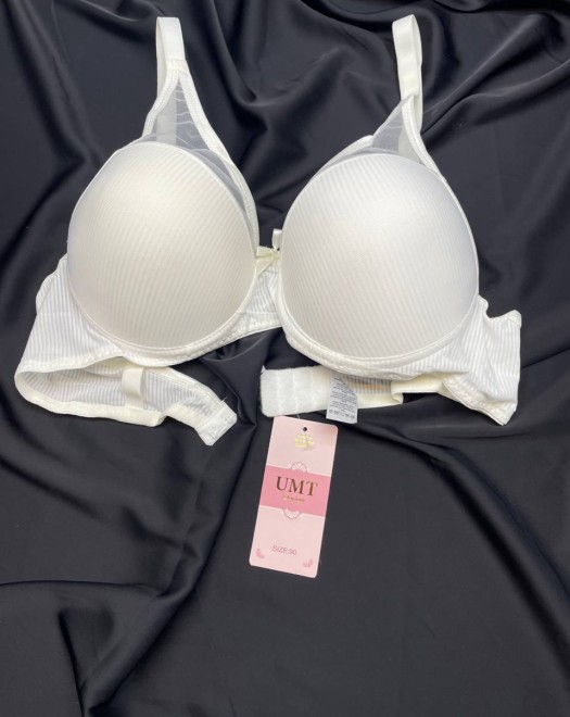 3009 ASKI TÜL DETAYLI B KAP DOLGULU ÇİZGİLİ SÜTYEN