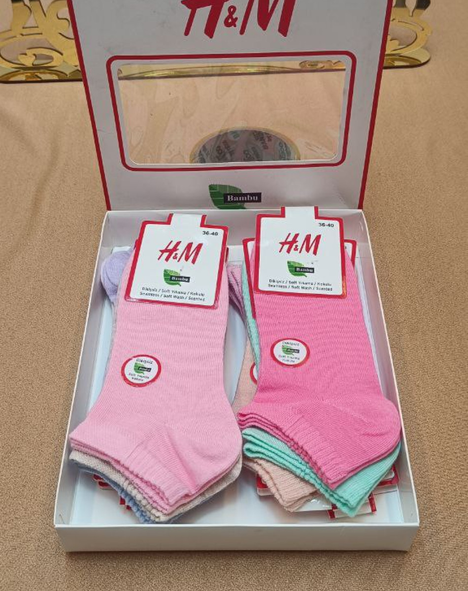 BAMBU DİKİŞSİZ YIKAMALI PARFÜMLÜ BAYAN KUTULU PATİK +