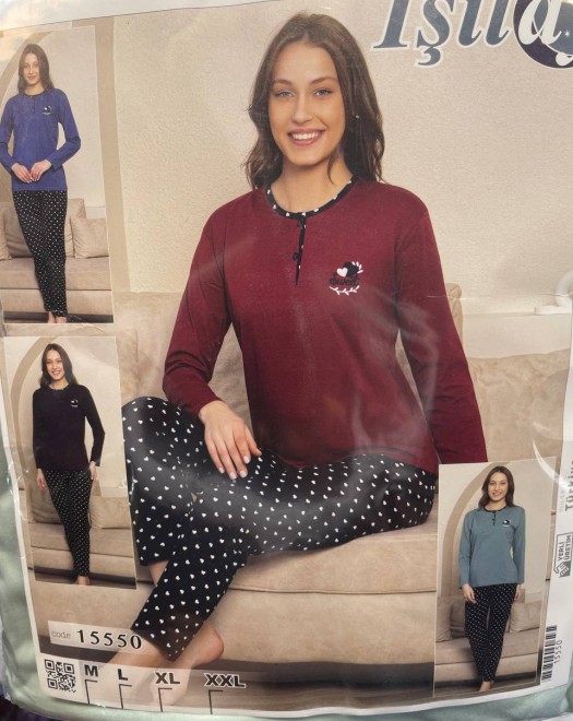 PENYE UZUNKOL ANNE PİJAMA TAKIMI