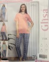 PENYE KISAKOL ALTI UZUN KADIN PİJAMA TAKIMI
