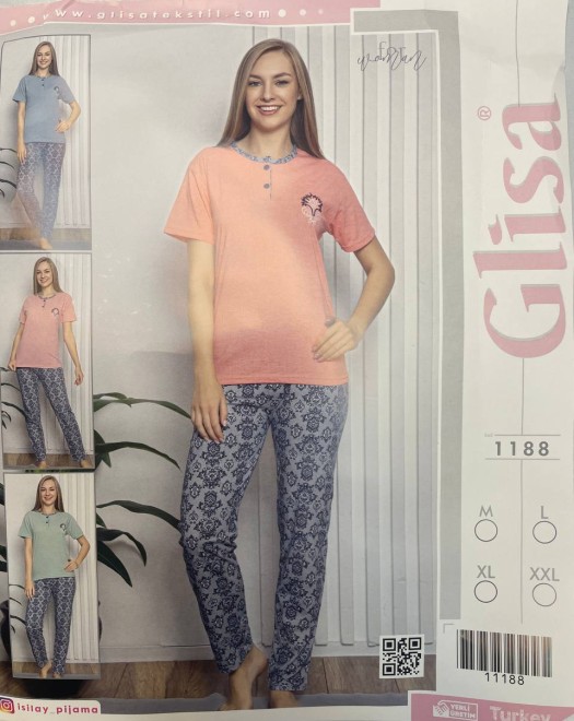 PENYE KISAKOL ALTI UZUN KADIN PİJAMA TAKIMI PENYE KISAKOL ALTI UZUN KADIN PİJAMA TAKIMI