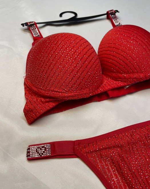 SERPME SİMLİ ASKISI TA DETAYLI DOLGULU SUTYEN TAKIM