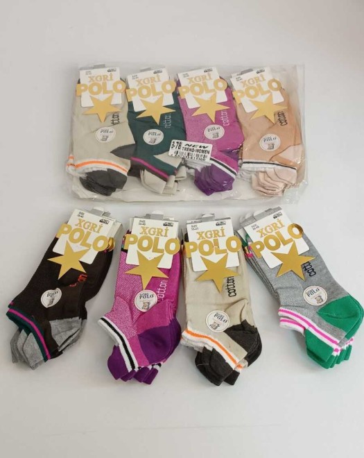 B-78 KADIN KULAKLI DESENLİ PATİK