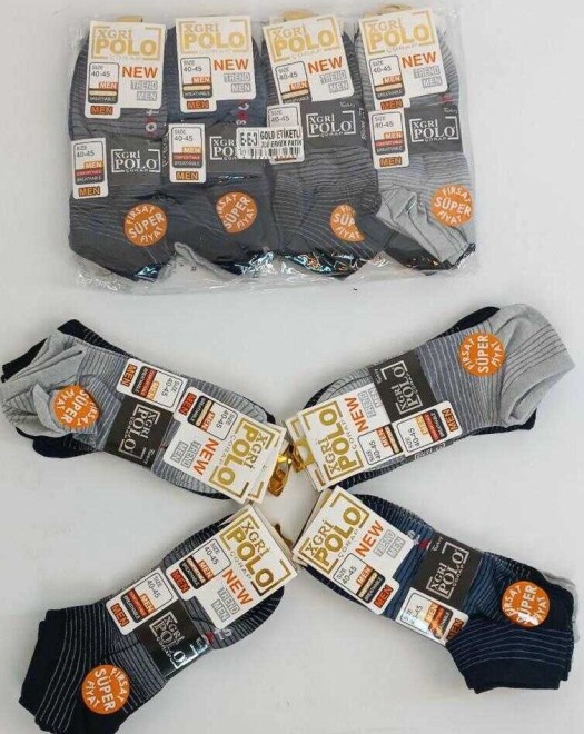 E-E-3 DESENLİ ERKEK PATİK