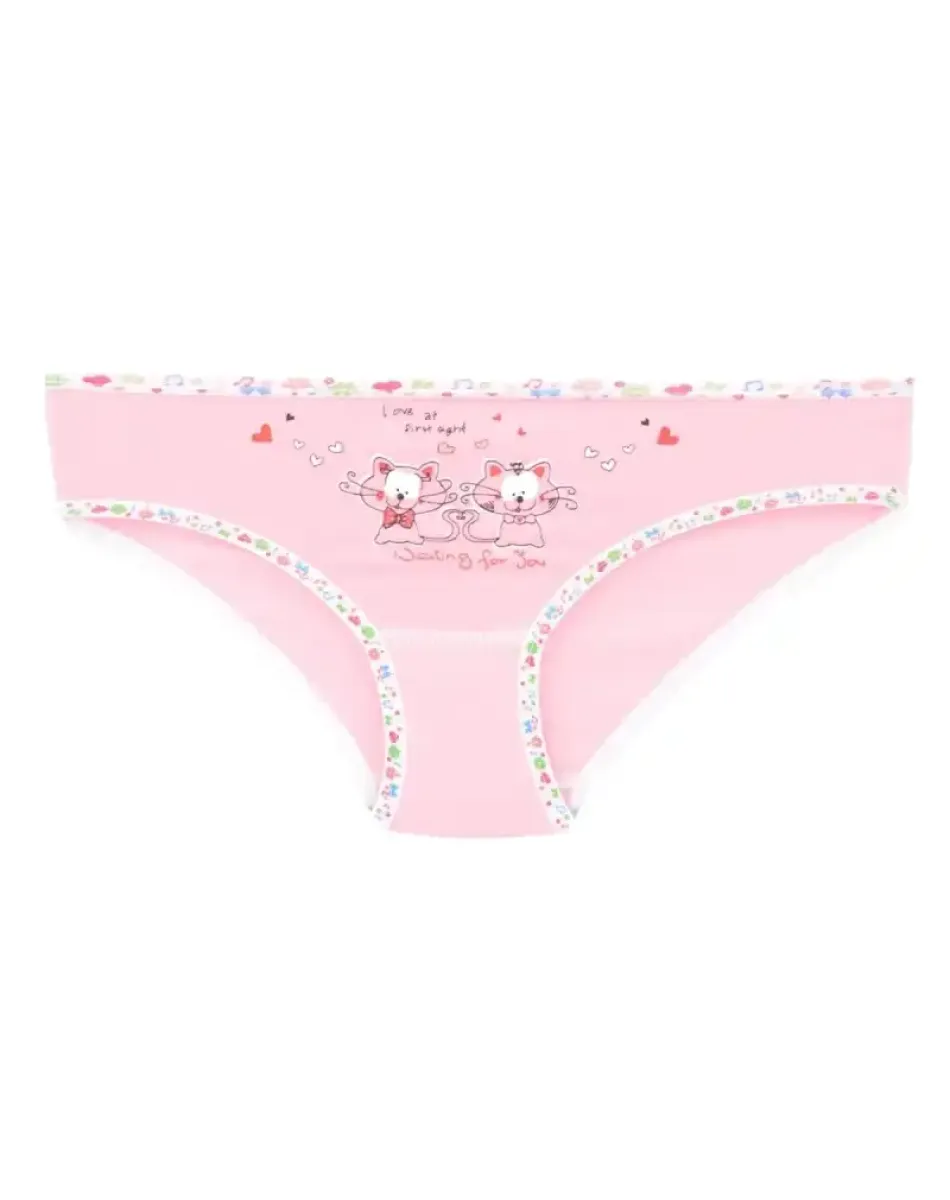 0832 KIZ ÖNÜ BASKILI BİKİNİ