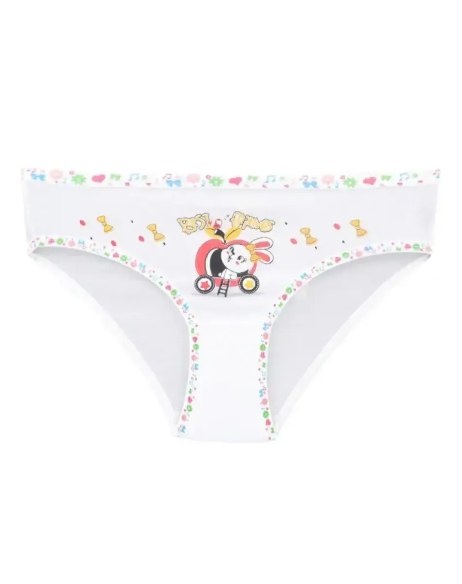 0832 KIZ ÖNÜ BASKILI BİKİNİ