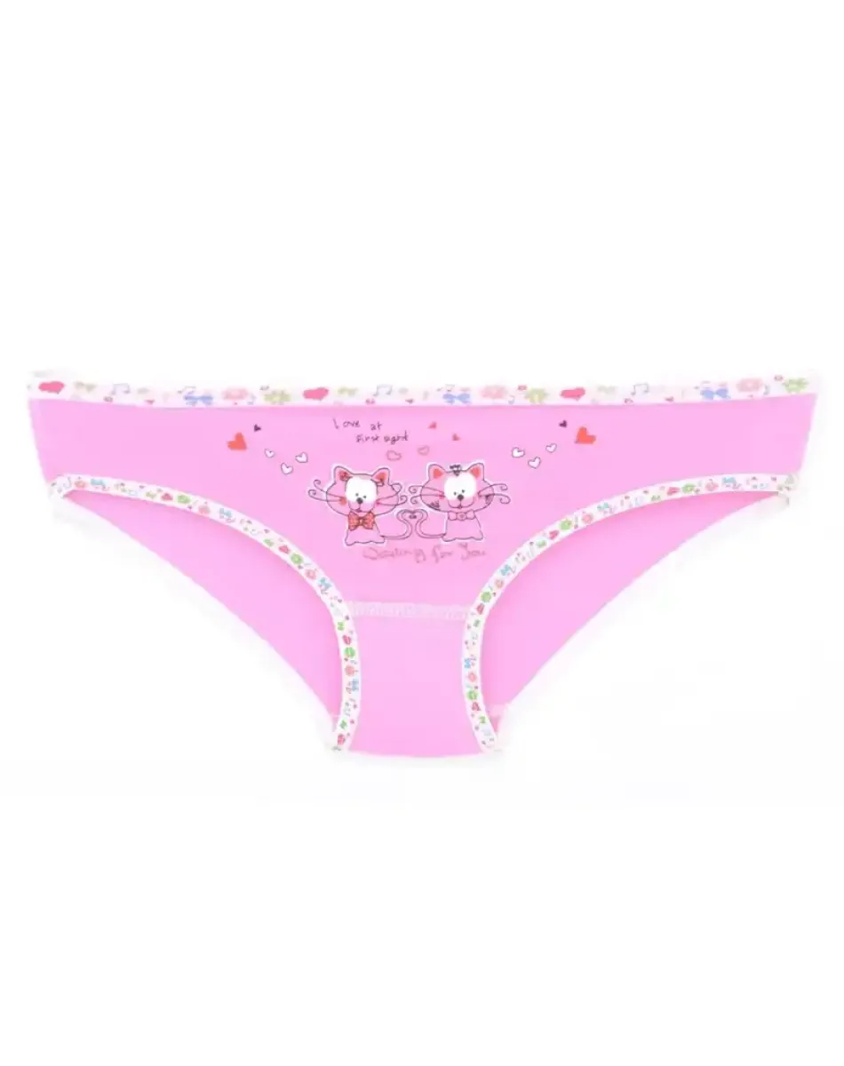 0832 KIZ ÖNÜ BASKILI BİKİNİ