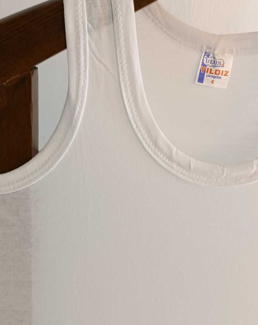 ÇOCUK BEYAZ ATLET ÇOCUK BEYAZ ATLET