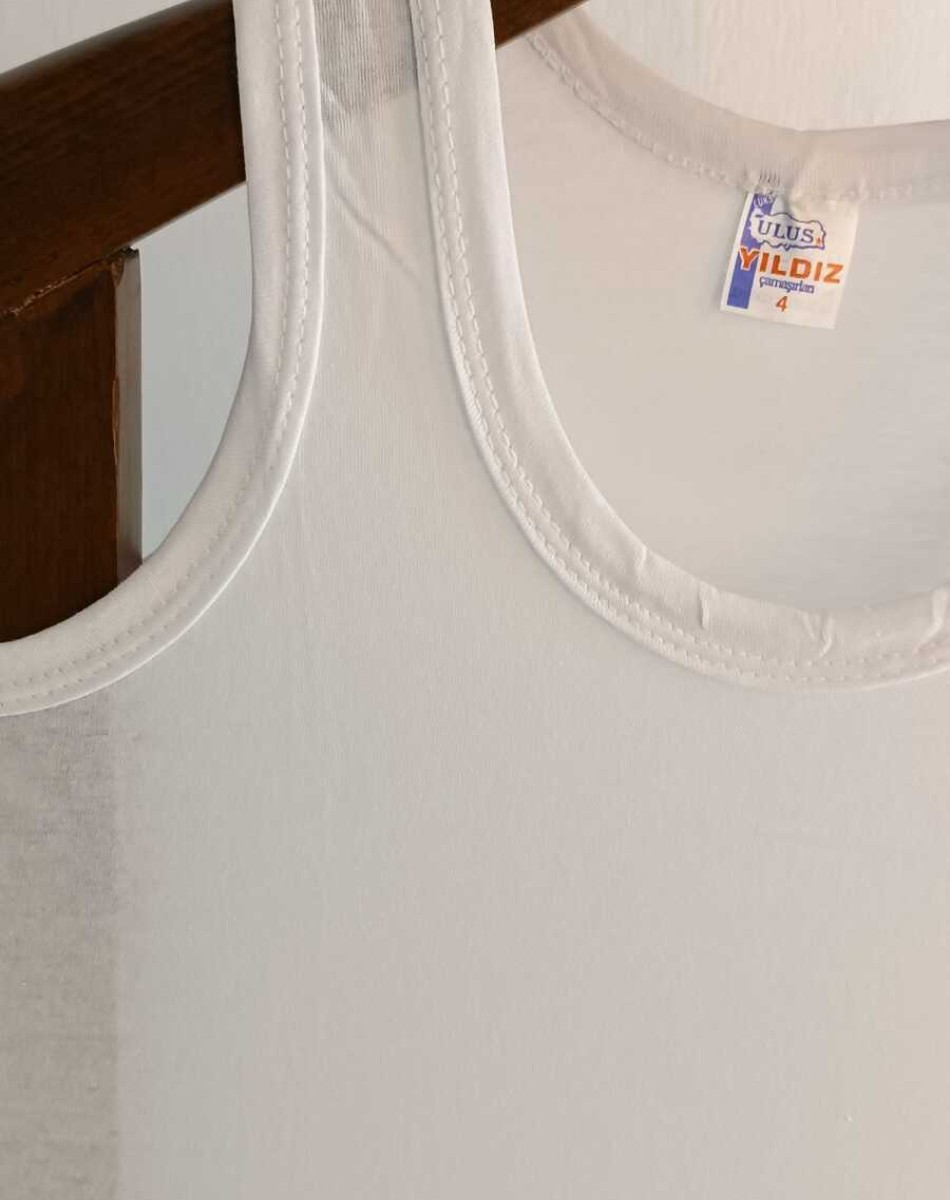 ÇOCUK BEYAZ ATLET