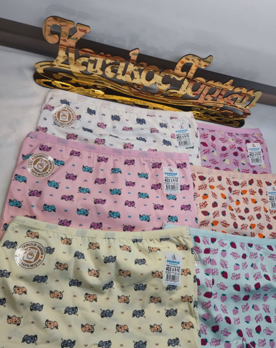 403 DESENLI KIZ ÇOCUK BOXER