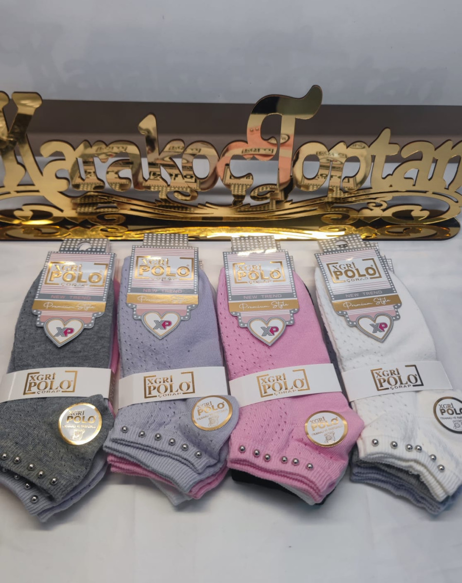 B-35 İNCİLİ DELİKLİ PENYE BAYAN PATİK