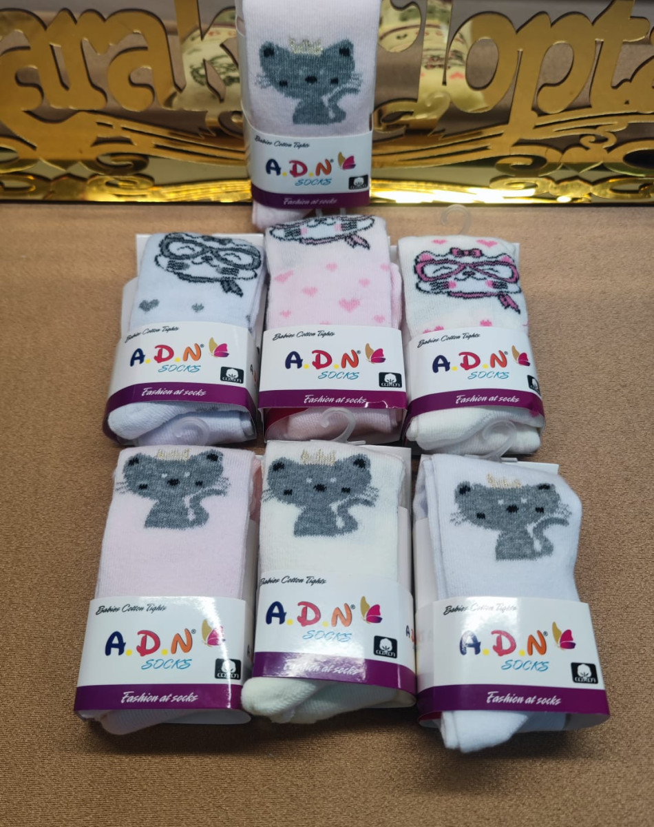 KIZ ÇOCUK DESENLİ KÜLOTLU ÇORAP(not:desenler karışktır)