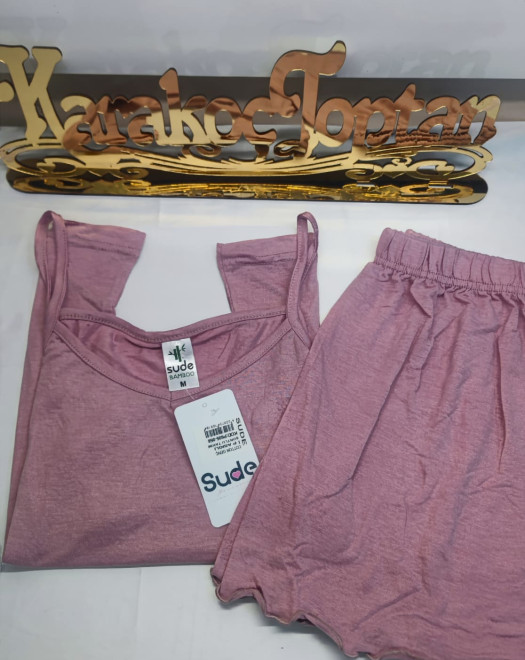 P605 BAMBO İP ASKI BAYAN ŞORT TAKIM