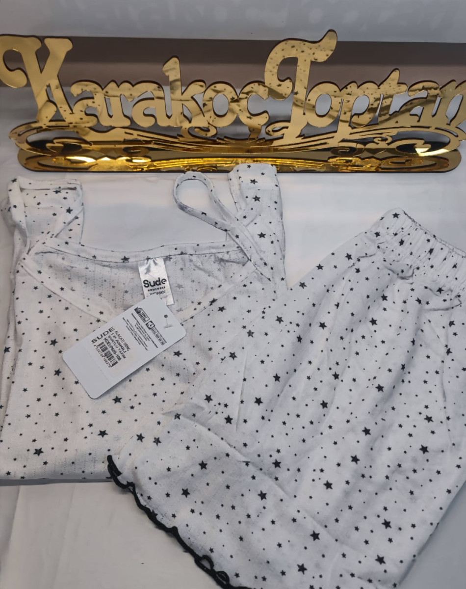 ALAÇATI İP ASKILI BAYAN ŞORT TAKIM