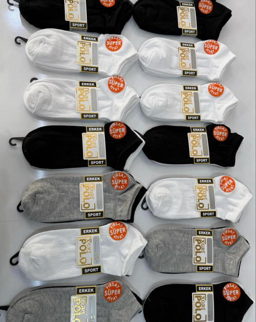 E-3 DESENLİ ERKEK PATİK