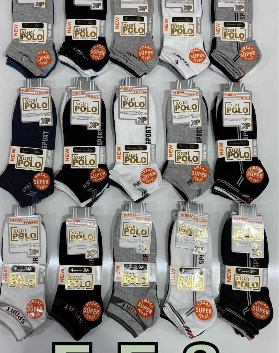 E-E-3 DESENLİ ERKEK PATİK