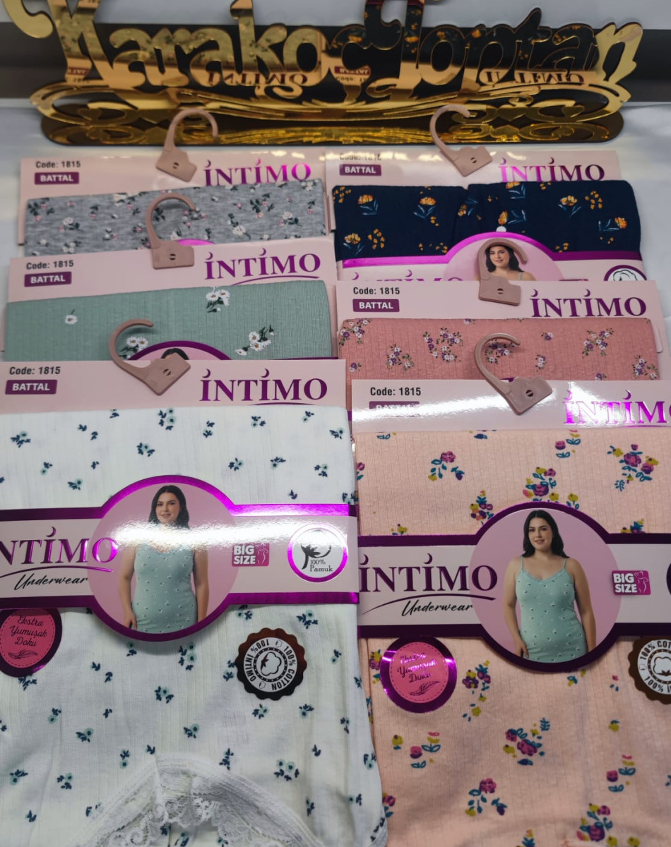 1815 COTTON EMP.SUR DANTELLİ ATLET BATTAL